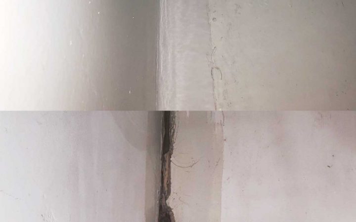 Urethane-Caulking-Services Before and After of Urethane Caulking Services