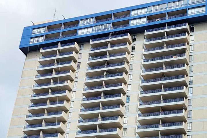 Apartment building needed waterproofing and concrete restoration services