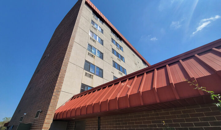 Commercial caulking and waterproofing services at a commercial building in Indianapolis, IN