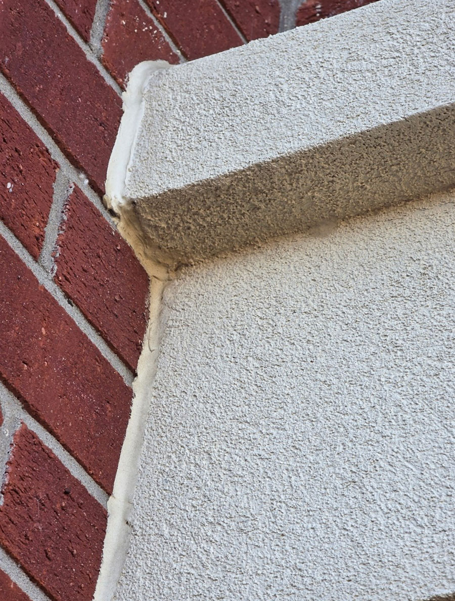Commercial control joint caulking at a commercial building in Paducah, KY.
