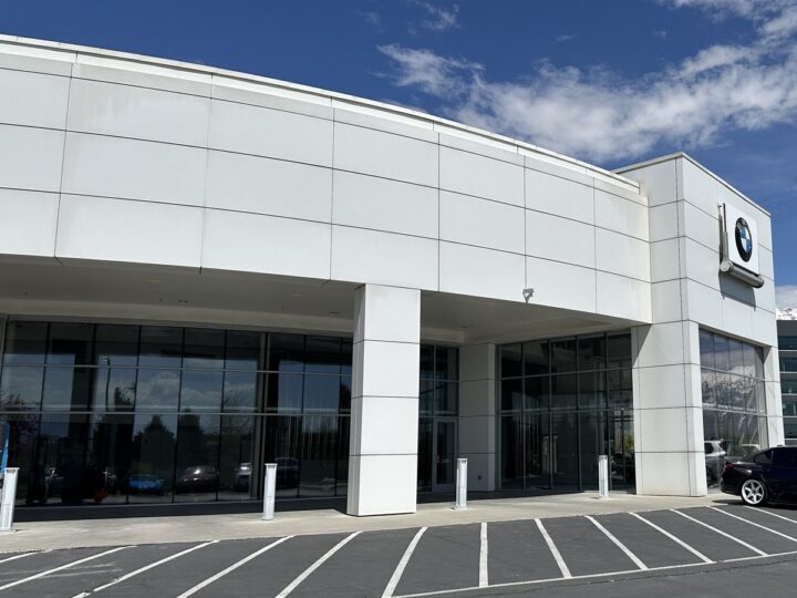 Metal panel restoration at a commercial building in Salt Lake City, UT