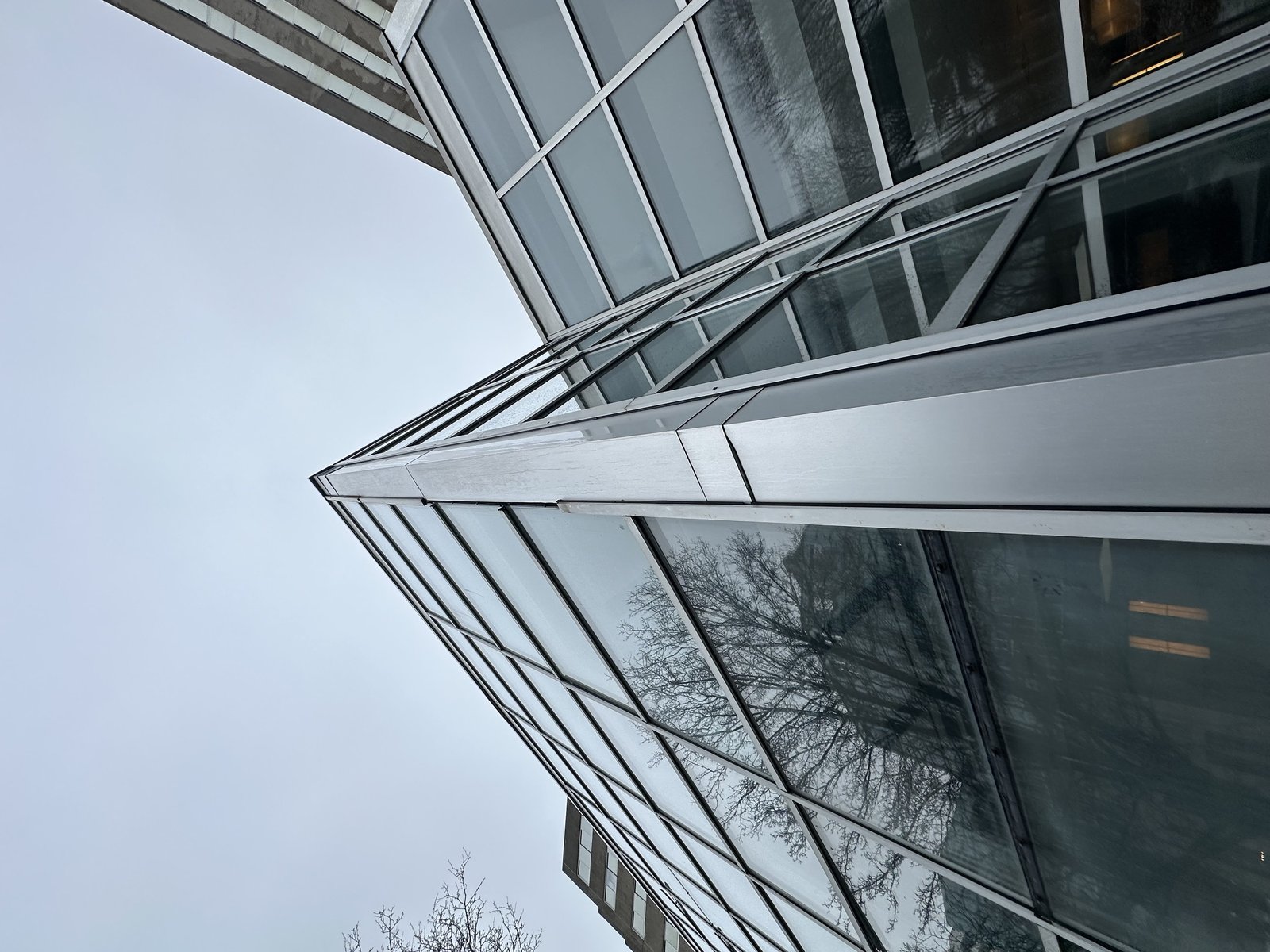 Wet glazing at a commercial building in Stamford, CT
